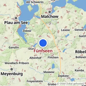 Kartenvorschau Fünfseen