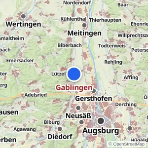 Kartenvorschau Gablingen