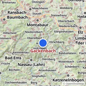 Kartenvorschau Gackenbach
