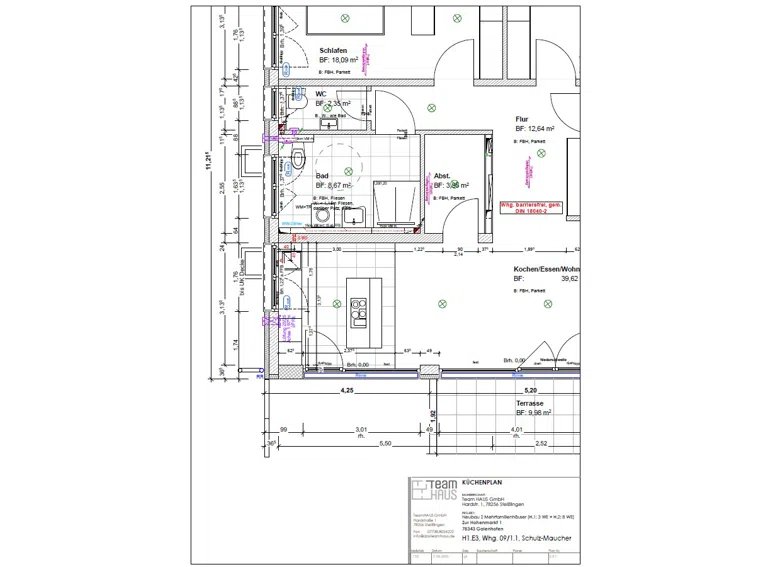 Küchenplan