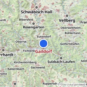 Kartenvorschau Gaildorf