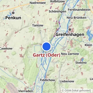 Kartenvorschau Gartz (Oder)