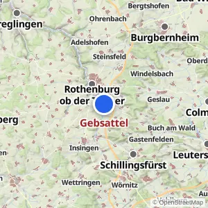 Kartenvorschau Gebsattel