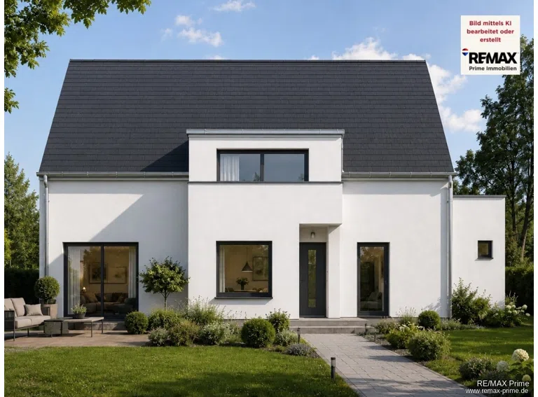 Hausansicht visualisiert