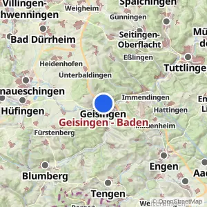 Kartenvorschau Geisingen - Baden