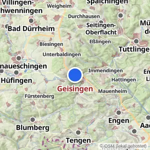 Kartenvorschau Geisingen