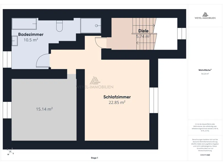 Grundriss 1OG