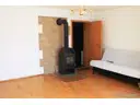 Wohnzimmer mit Kaminofen