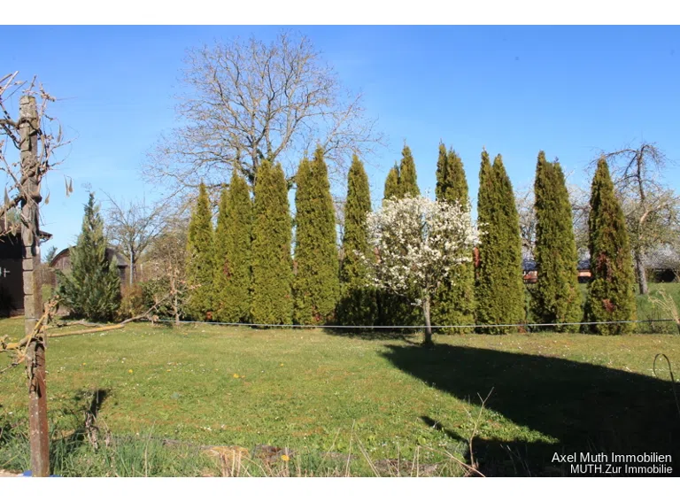 großer Garten, so viel Privatsphäre