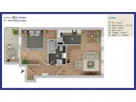 Bild von 2-Raum-Wohnung mit Balkon & Einbauküche Wohnungen, in Gera, 46.75 m², 2.00 Zi., Bj. 1920