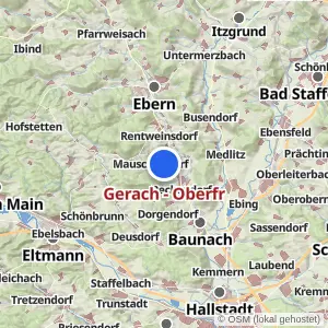 Kartenvorschau Gerach - Oberfr