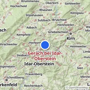 Kartenvorschau Gerach bei Idar-Oberstein