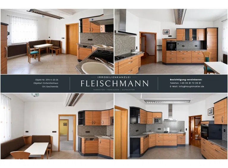 Küche im Obergeschoss