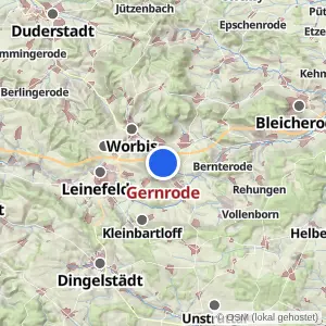 Kartenvorschau Gernrode