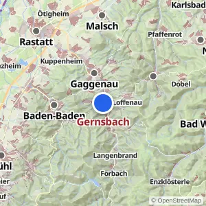 Kartenvorschau Gernsbach