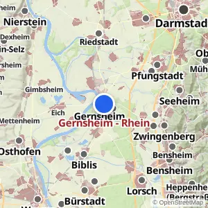 Kartenvorschau Gernsheim - Rhein