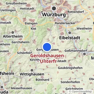Kartenvorschau Geroldshausen - Unterfr