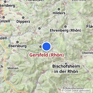 Kartenvorschau Gersfeld (Rhön)