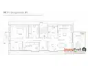 Grundriss farbig optional mit viertem Zimmer