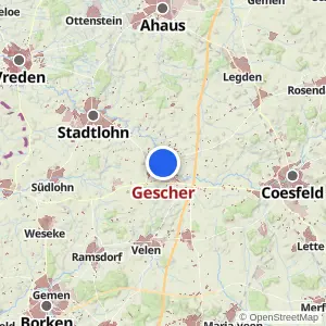 Kartenvorschau Gescher