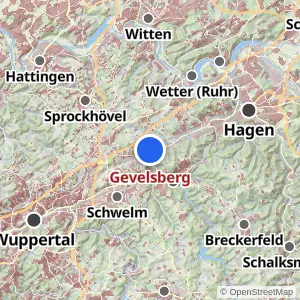Kartenvorschau Gevelsberg