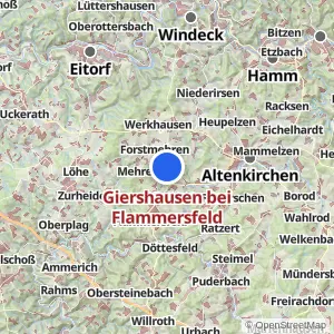 Kartenvorschau Giershausen bei Flammersfeld