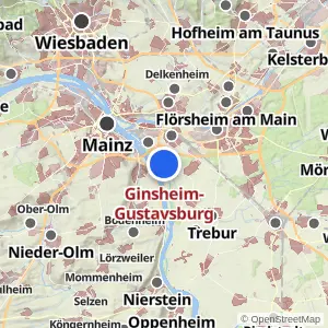 Kartenvorschau Ginsheim-Gustavsburg