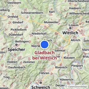 Kartenvorschau Gladbach bei Wittlich