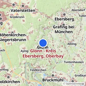 Kartenvorschau Glonn - Kreis Ebersberg, Oberbay