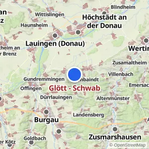 Kartenvorschau Glött - Schwab