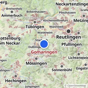 Kartenvorschau Gomaringen