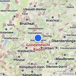 Kartenvorschau Gondelsheim - Baden