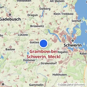 Kartenvorschau Grambow bei Schwerin, Meckl