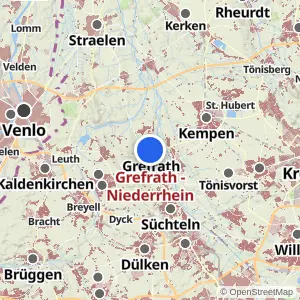 Kartenvorschau Grefrath - Niederrhein