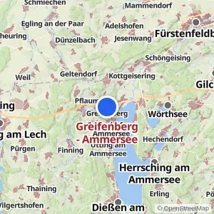 Kartenvorschau Greifenberg - Ammersee