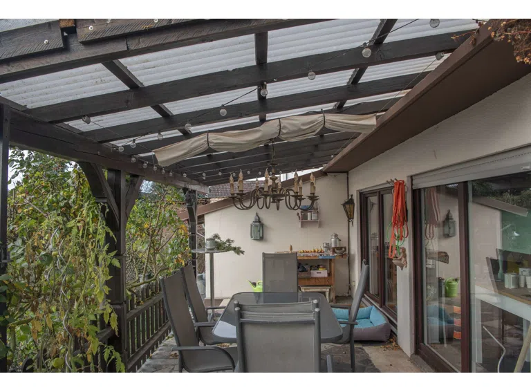 Überdachte Terrasse