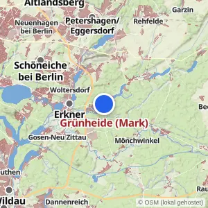 Kartenvorschau Grünheide (Mark)