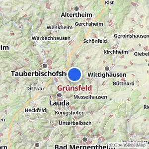 Kartenvorschau Grünsfeld