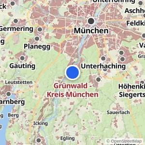 Kartenvorschau Grünwald - Kreis München