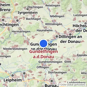 Kartenvorschau Gundelfingen a.d.Donau