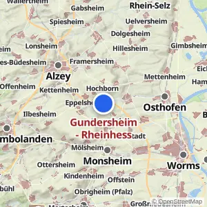Kartenvorschau Gundersheim - Rheinhess