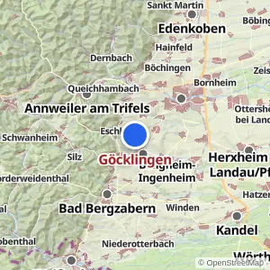 Kartenvorschau Göcklingen