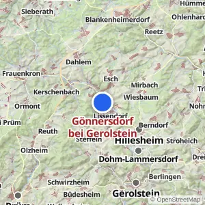 Kartenvorschau Gönnersdorf bei Gerolstein