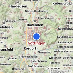 Kartenvorschau Göttingen