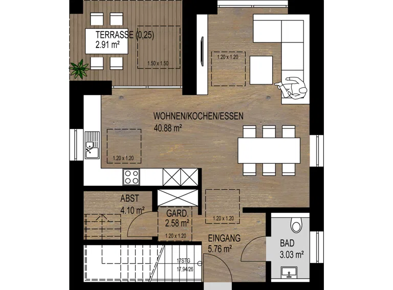 Grundriss Erdgeschoss