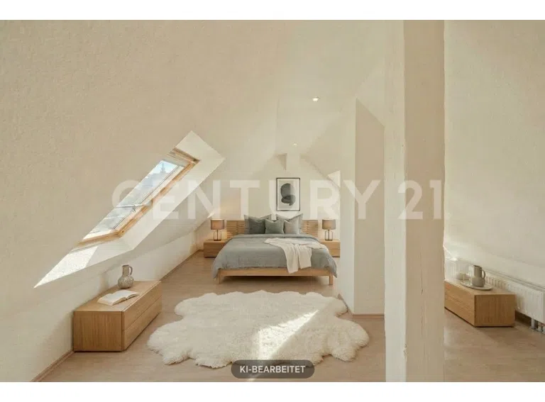 Schlafzimmer Spitzboden
