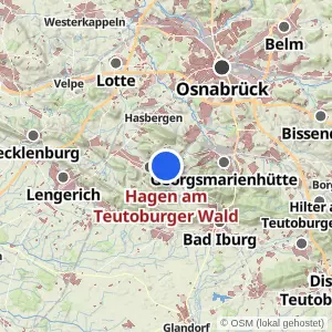 Kartenvorschau Hagen am Teutoburger Wald