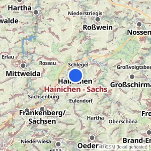 Kartenvorschau Hainichen - Sachs