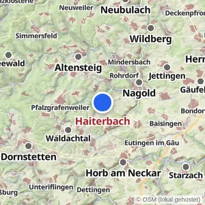 Kartenvorschau Haiterbach
