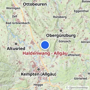 Kartenvorschau Haldenwang - Allgäu